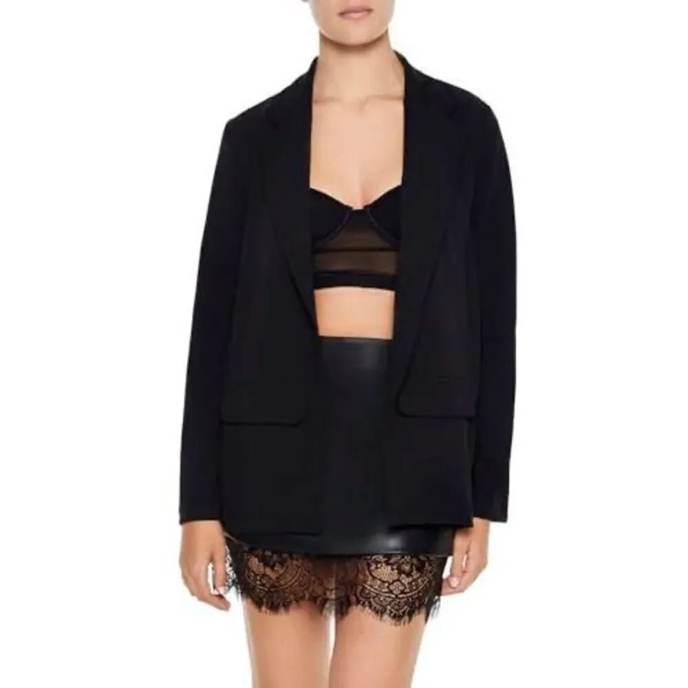 Chic Forever 21 Black Tailored Blazer – Medium